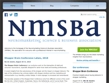 Tablet Screenshot of neuromarketing-association.com